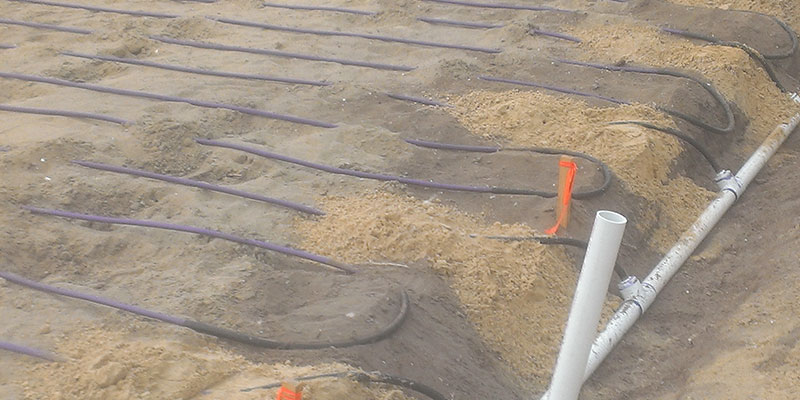 engineered drip septic systems are fully controllable as to the amount of waste going into the soil